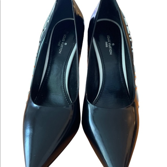 ❌SOLD❌Louis Vuitton Pumps - Authentic Womens Black Paten - Picture 7 of 9